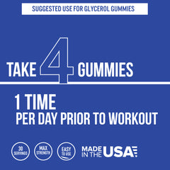 Pre Workout Glycerol Gummies
