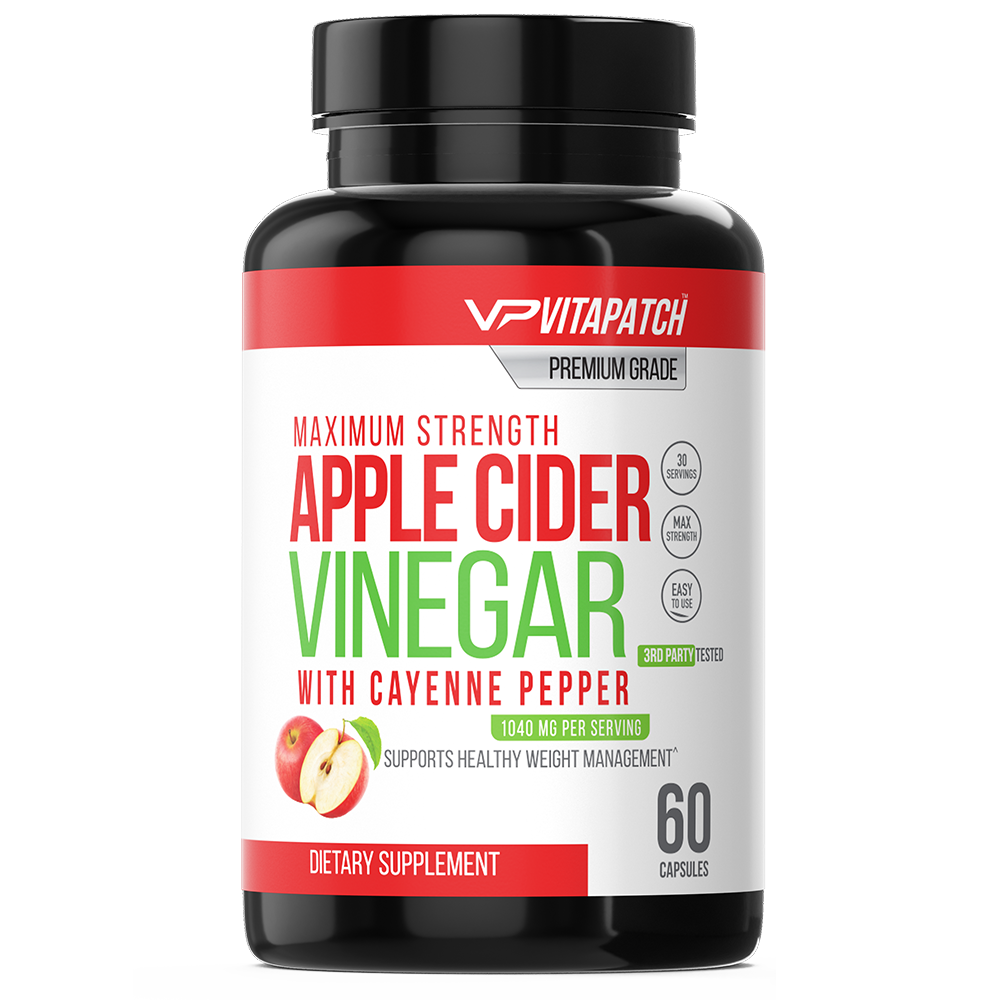 Premium Grade Apple Cider Vinegar with Cayenne Capsules
