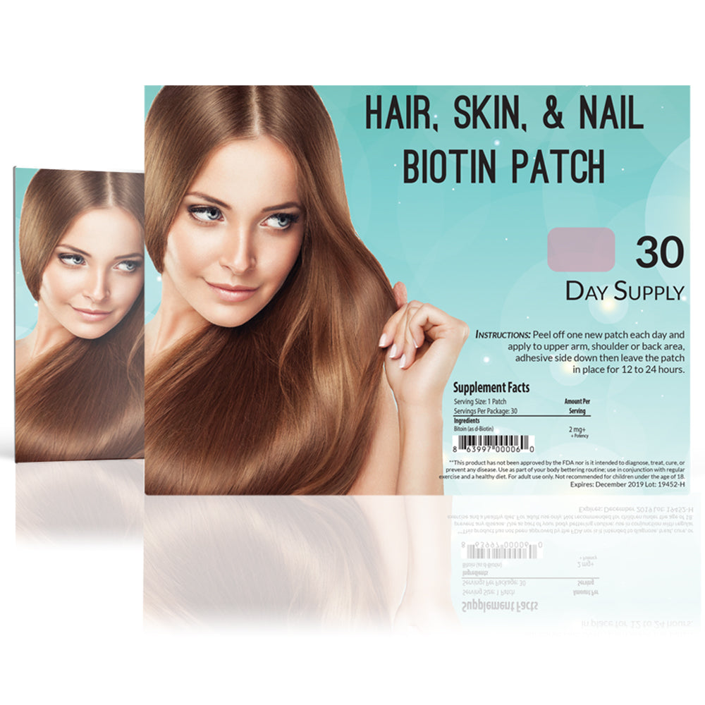 Hair Skin and Nail Biotin Topical Patch